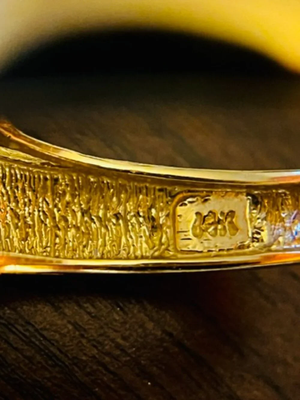 14K Solid Gold Filigree Ring, Size 8